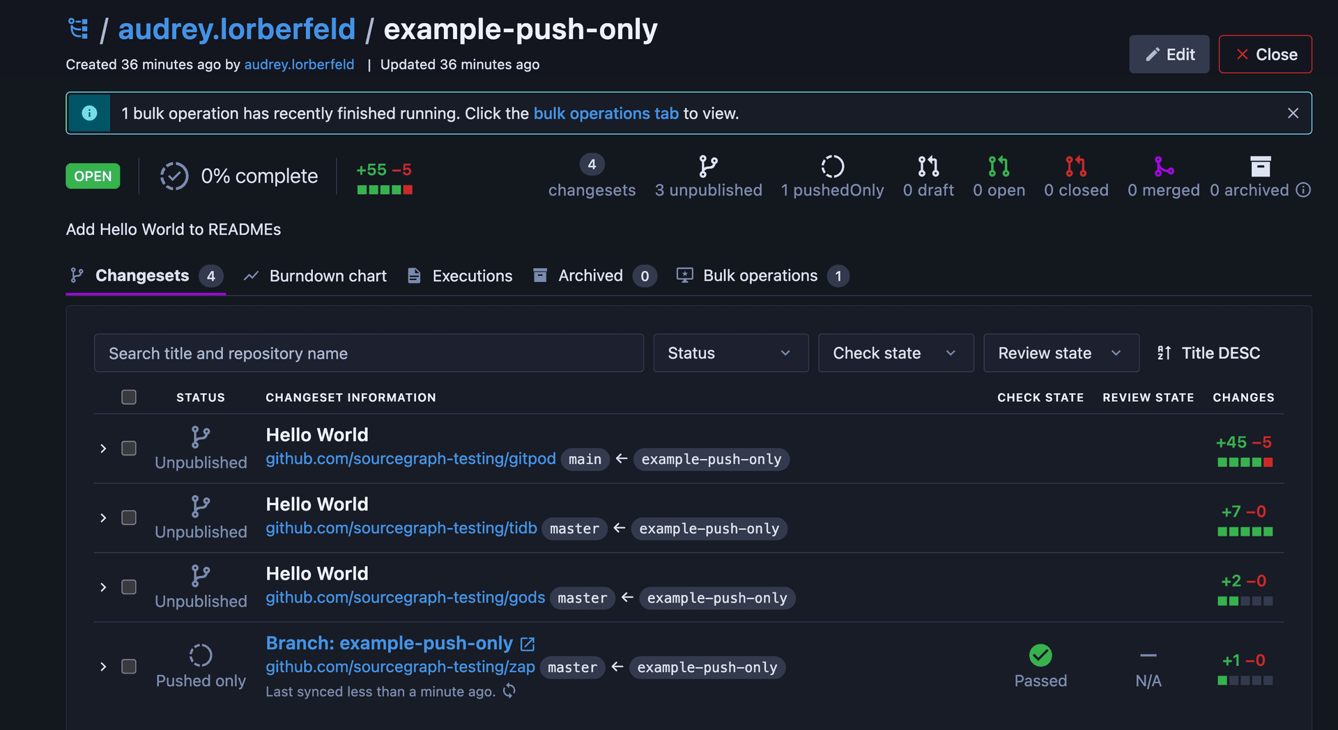 push-only-changesets-executed